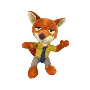 Disney’s Zootopia Nick Wilde Plush Stuffed Animal Toy 8"